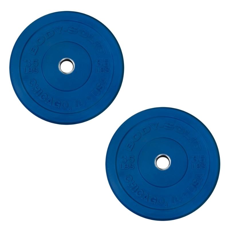 Body-Solid Chicago Extreme Colored Bumper Plates OBPXC