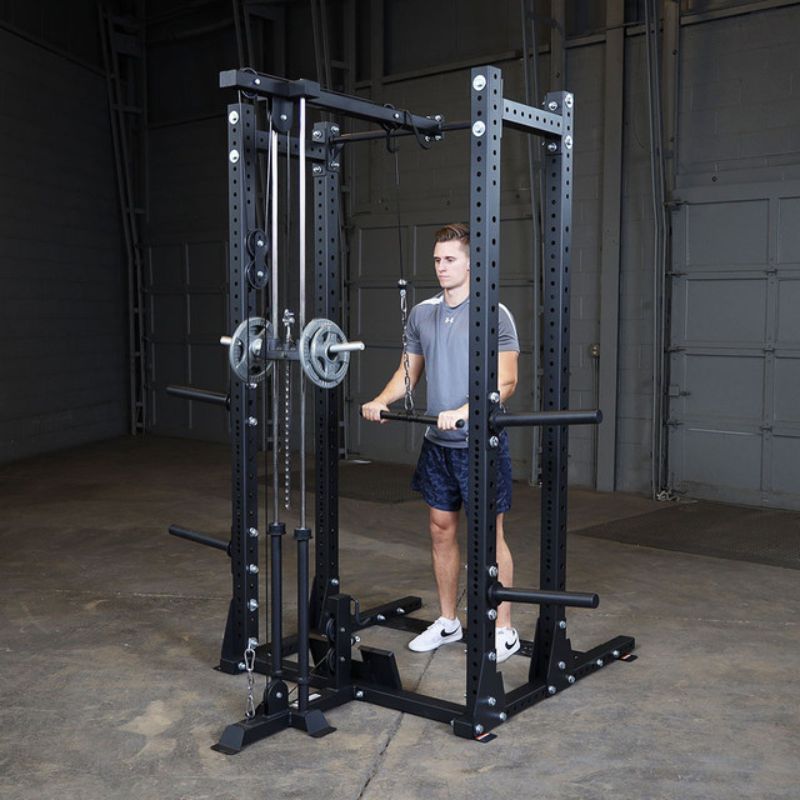 Body-Solid Pro Clubline Half Rack Lat Attachment SPRHLA