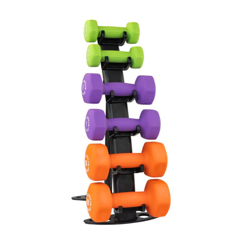 Body-Solid Vinyl Dumbbell Rack GDR10