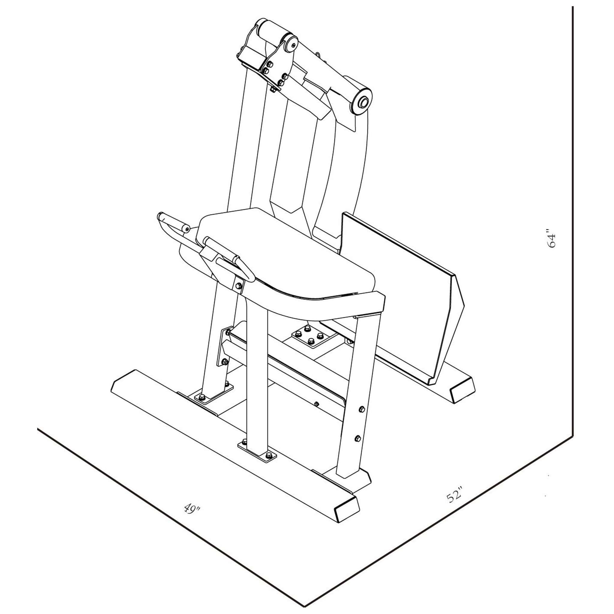 Bodykore Stacked Series Rear Kick GR810