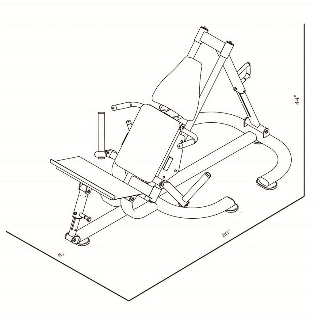BodyKore CF8131 Glute Press Hip Thrust Combo