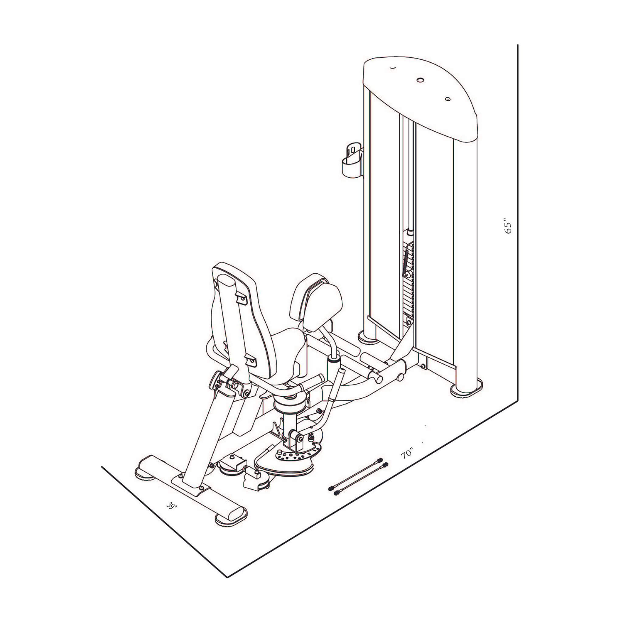 Bodykore Isolation Series Hip Adductor/Abductor GR632
