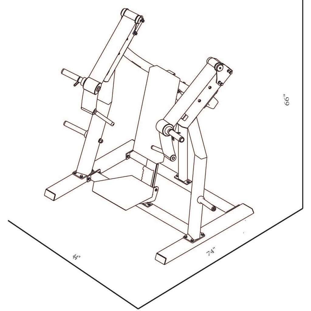 Bodykore Plate Loaded Incline Chest Press GR804