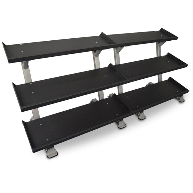 Inflight Fitness 108″ 3-Tier Dumbbell Rack with Dumbbells