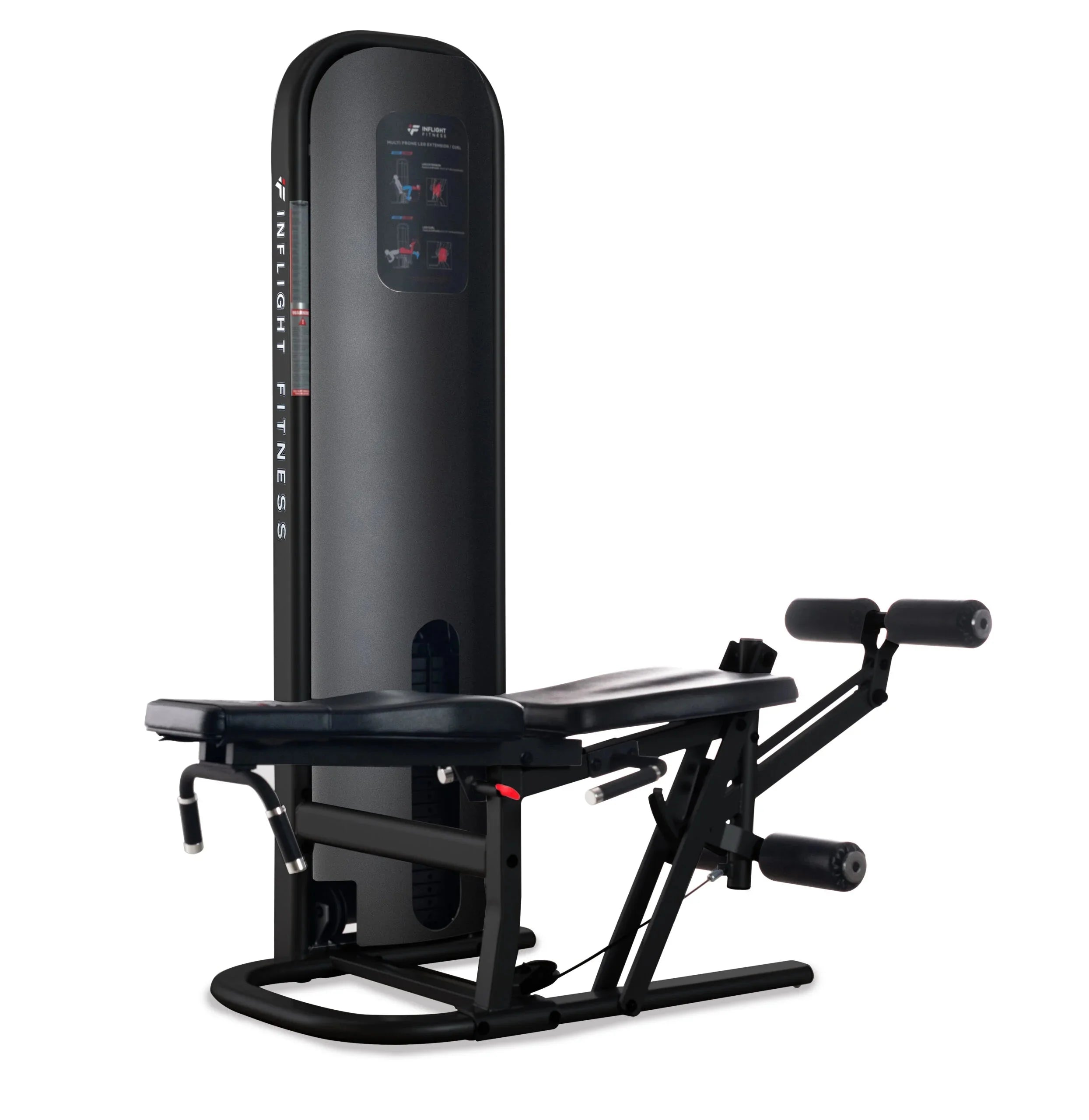 Inflight Fitness Prone Leg Extension and Curl Machine