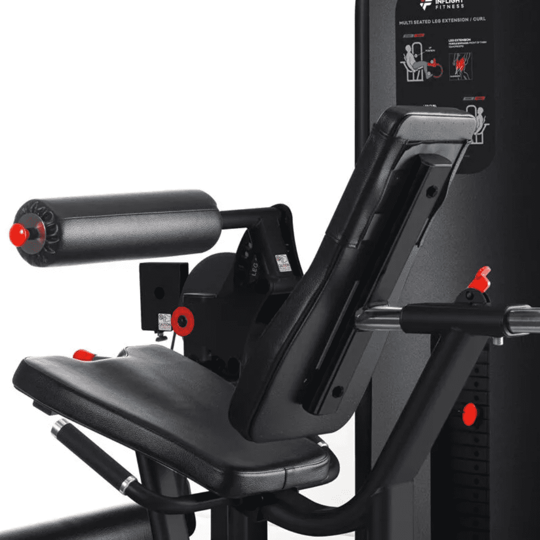 Inflight Fitness Seated Leg Extension and Curl Machine