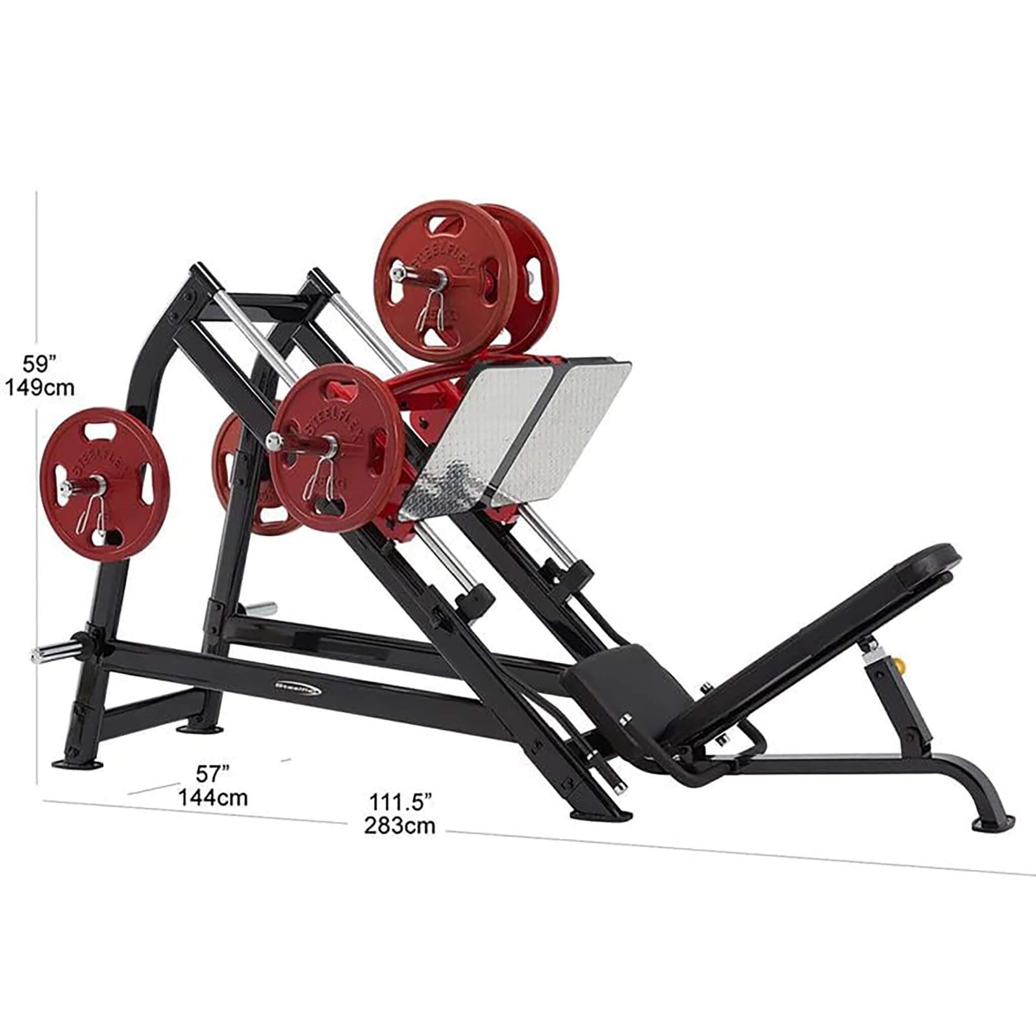 Steelflex PLDP Plate Loaded Decline Leg Press Machine