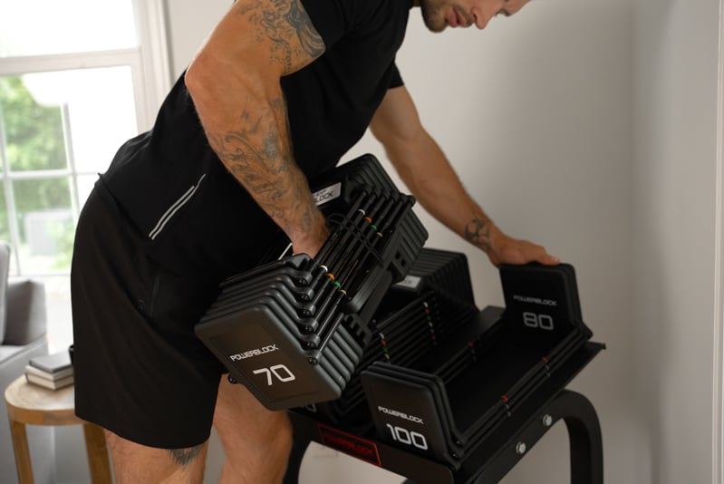 Power Block Pro 100 EXP Adjustable Dumbbells