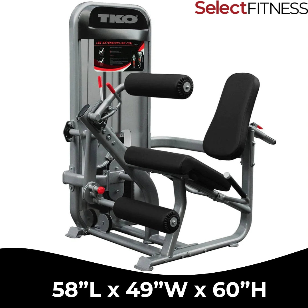 TKO Strength Dual Leg Extension and Curl Machine 8806
