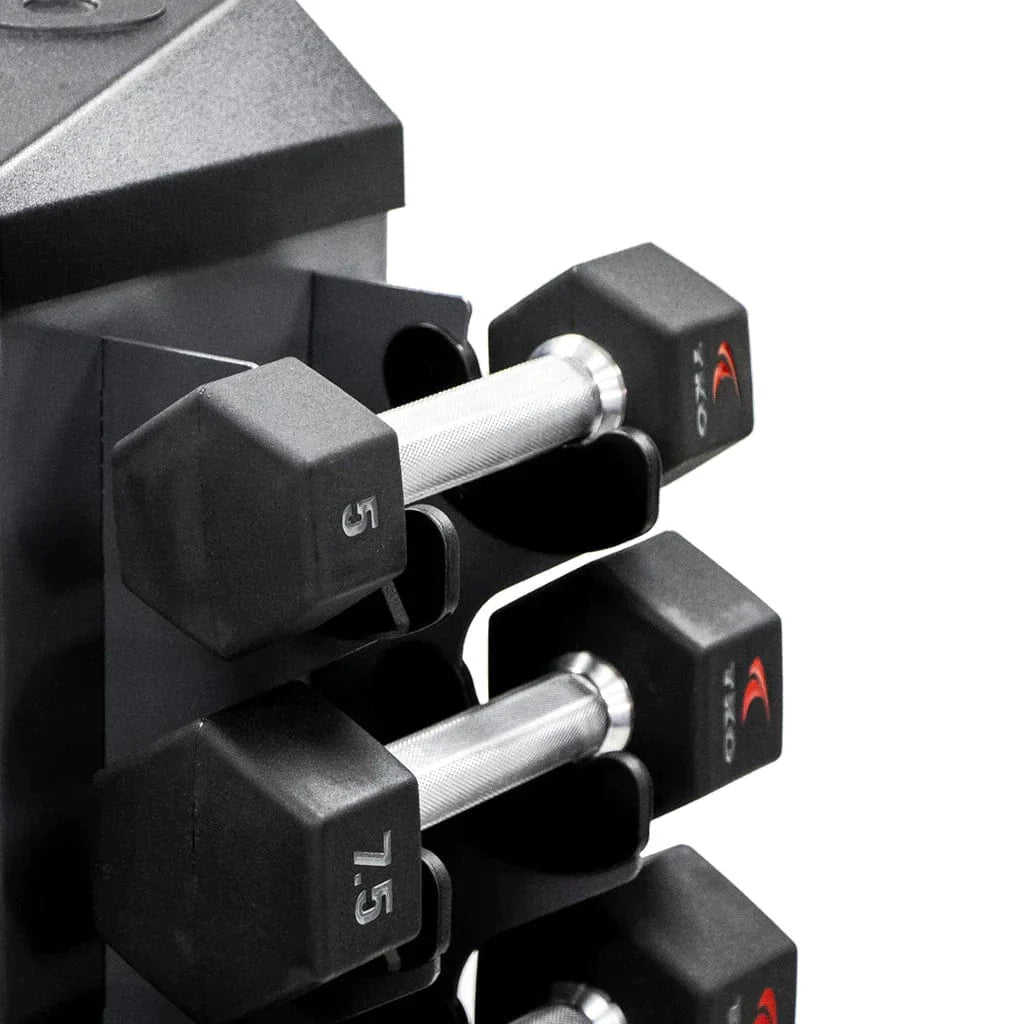 TKO 826VDR8-SM 8 Pair Vertical Dumbbell Rack For Hex Dumbbells