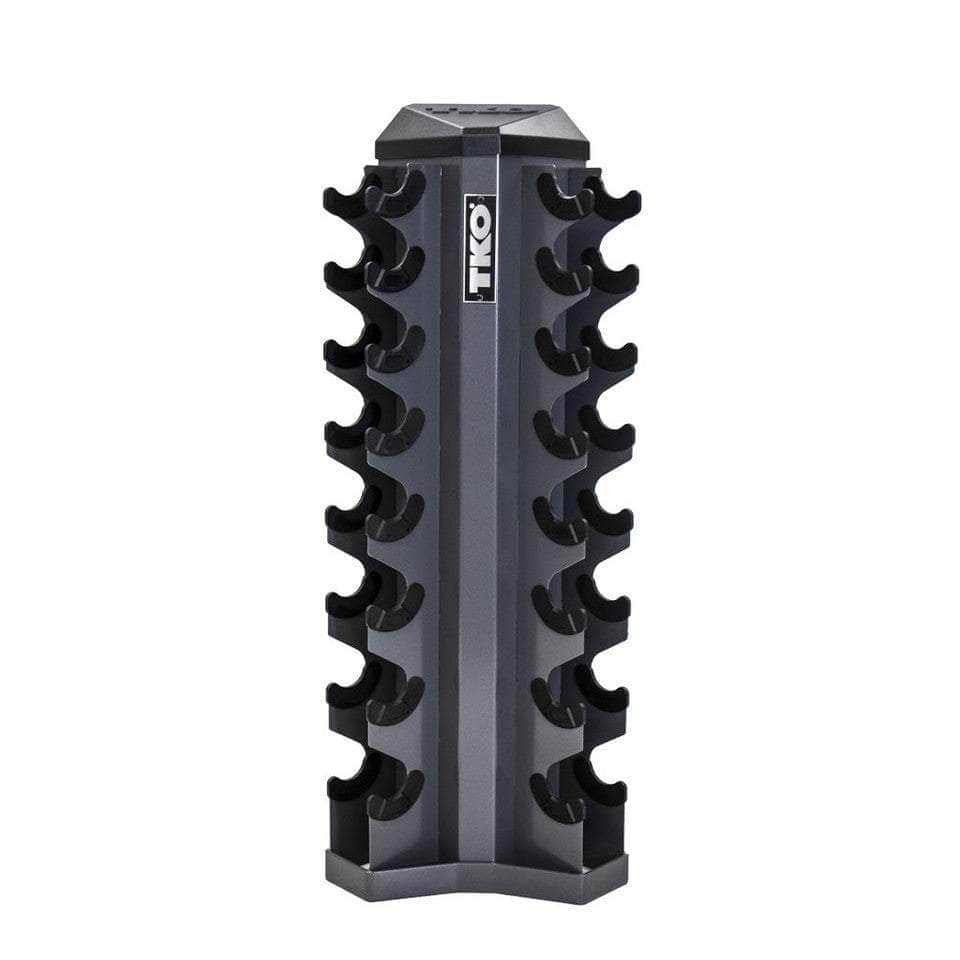 TKO 826VDR8-SM 8 Pair Vertical Dumbbell Rack For Hex Dumbbells
