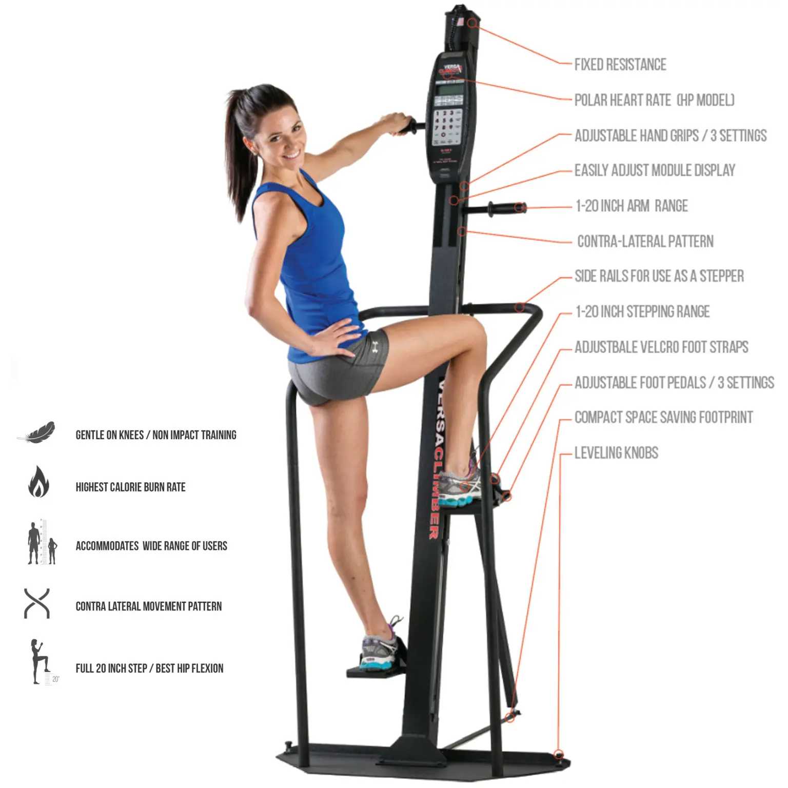 VersaClimber H /HP Home Vertical Climber Machine